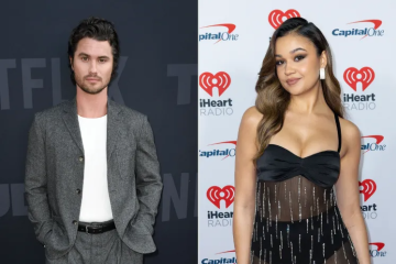 Chase Stokes and Madison Bailey attend a promotional event for Outer Banks as the actors recall a frightening underwater incident from filming.