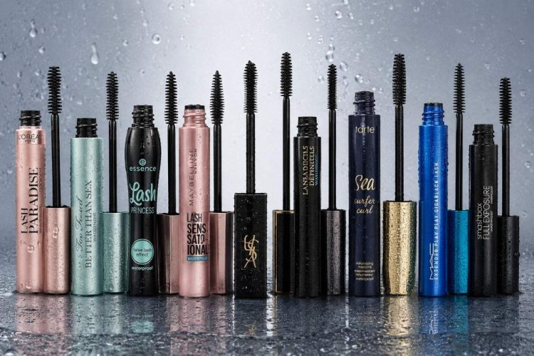 A selection of waterproof mascaras designed to provide long-lasting volume, length, lift, and definition through sweat, tears, and humidity.