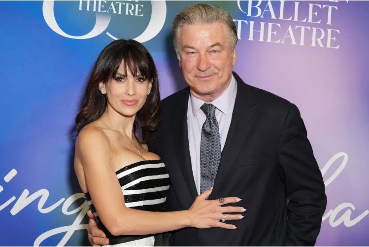 Alec Baldwin and Hilaria Baldwin share a lighthearted moment while discussing their family during an episode of The Baldwins.