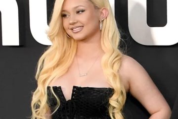 Alabama Barker speaks in a social media video while addressing body-shaming and online criticism.