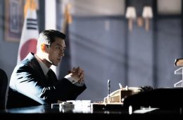 Hyun Bin and Jung Woo-sung appear in promotional artwork for Disney+'s Korean thriller Made in Korea.