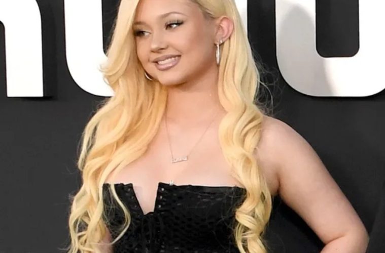 Alabama Barker speaks in a social media video while addressing body-shaming and online criticism.