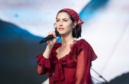 A variety of summer hairstyles featuring silk scarves worn as headbands, braids, ponytail ties, wraps and bandanas.