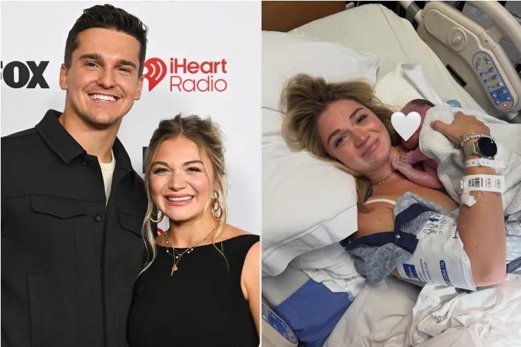Matt and Abby Howard celebrating the arrival of their third baby and their growing family.