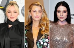 Blake Lively with Hayden Panettiere and Michelle Trachtenberg in a tribute recalling their shared Ice Princess history.