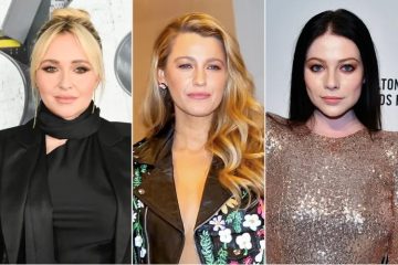 Blake Lively with Hayden Panettiere and Michelle Trachtenberg in a tribute recalling their shared Ice Princess history.