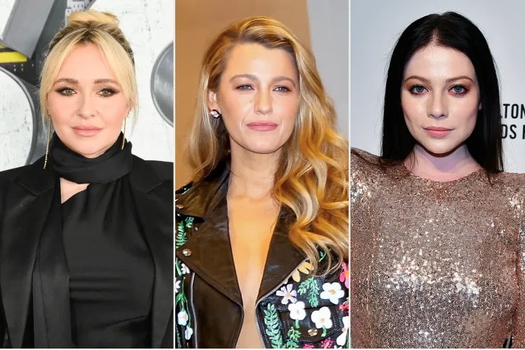 Blake Lively with Hayden Panettiere and Michelle Trachtenberg in a tribute recalling their shared Ice Princess history.