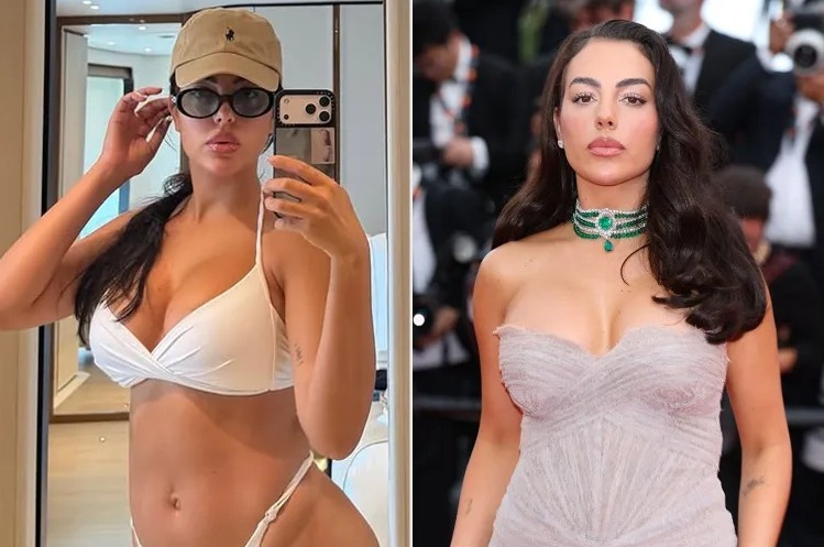 Georgina Rodríguez smiles while sharing an empowering message about self-love, body confidence, and embracing her curves.