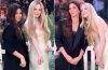 Nicole Kidman and Sandra Bullock share a behind-the-scenes moment while filming Practical Magic 2.