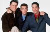 Matthew Perry shares a joyful behind-the-scenes moment with his Friends castmates during the sitcom's celebrated run.