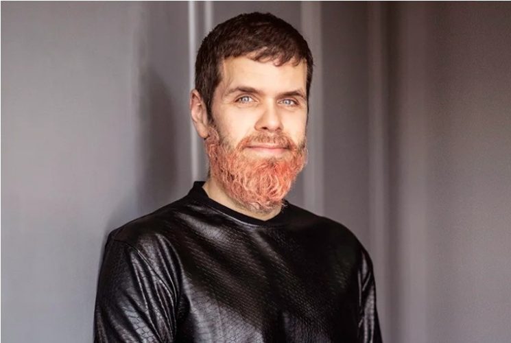 Perez Hilton attends a public event before being hospitalized following a reported mental health crisis.