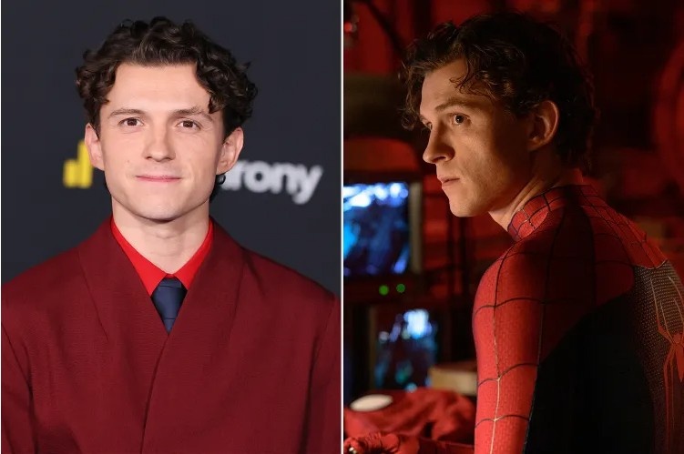 Tom Holland at the Spider-Man: Brand New Day premiere discussing the responsibility of inspiring young fans through his portrayal of Spider-Man.