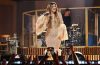 Kelly Clarkson performs during her Las Vegas residency after experiencing a humorous wardrobe malfunction onstage.