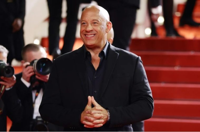 Vin Diesel attends a promotional event while discussing the emotional screenplay for Fast Forever.