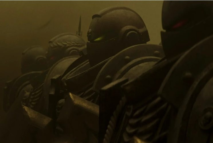 Henry Cavill attends an event as Amazon announces a new Warhammer 40,000 animated series centered on the Deathwatch.