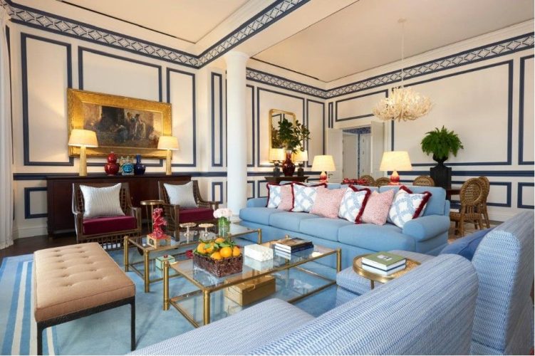Villa Igiea luxury hotel overlooking the Gulf of Palermo in Sicily with historic architecture and Mediterranean views.