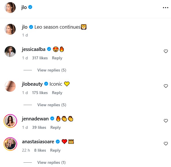 Jennifer Lopez poses in a white retro-inspired lingerie look with sunglasses and a headscarf in her latest Instagram photos.