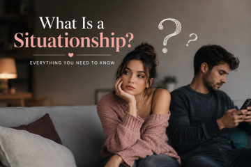Couple navigating an undefined romantic relationship or situationship