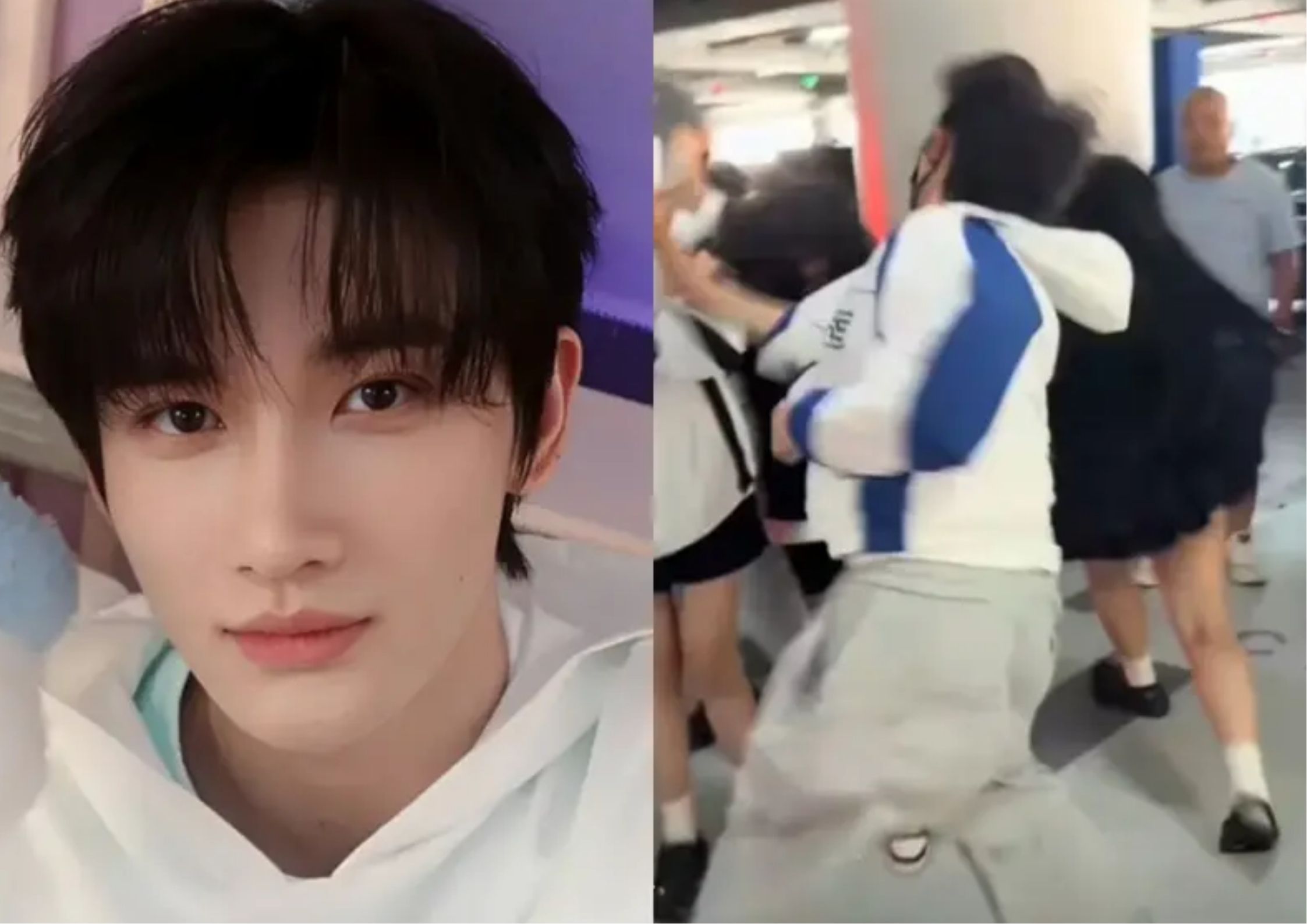 Chinese singer Yu Yuhan during a public appearance amid viral fan encounter