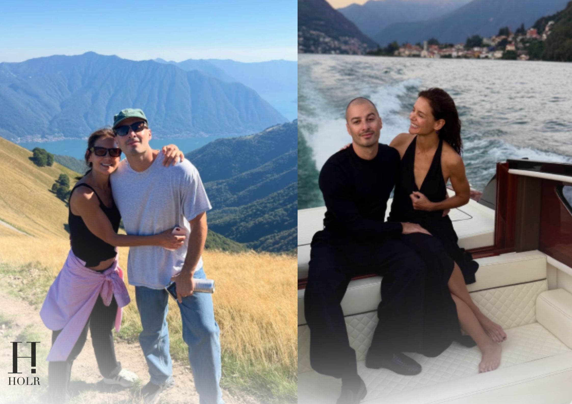 Katie Holmes and Jason Bard Yarmosky Share Loved-Up Lake Como Vacation Photos