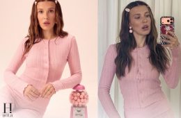 Millie Bobby Brown Goes Pretty in Pink With New Florence by Mills Look