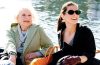 Sandra Bullock and Betty White share a lighthearted moment in a still from The Proposal.