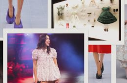 A fashion runway scene featuring doll-inspired clothing and accessories illustrates the enduring influence of dolls on designers and style.